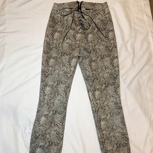 NWT snake skin pants! Size S